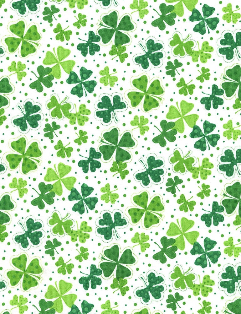Luck of the Irish Cotton Fabric Collection St. by CarolinaCottonCo