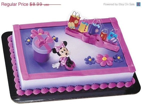 SUMMER SALE Minnie Mouse Hat Box Cake Kit Il_570xn