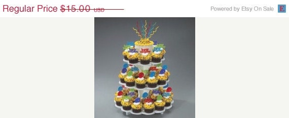 Three Tier Cupcake Stand Il_570xn