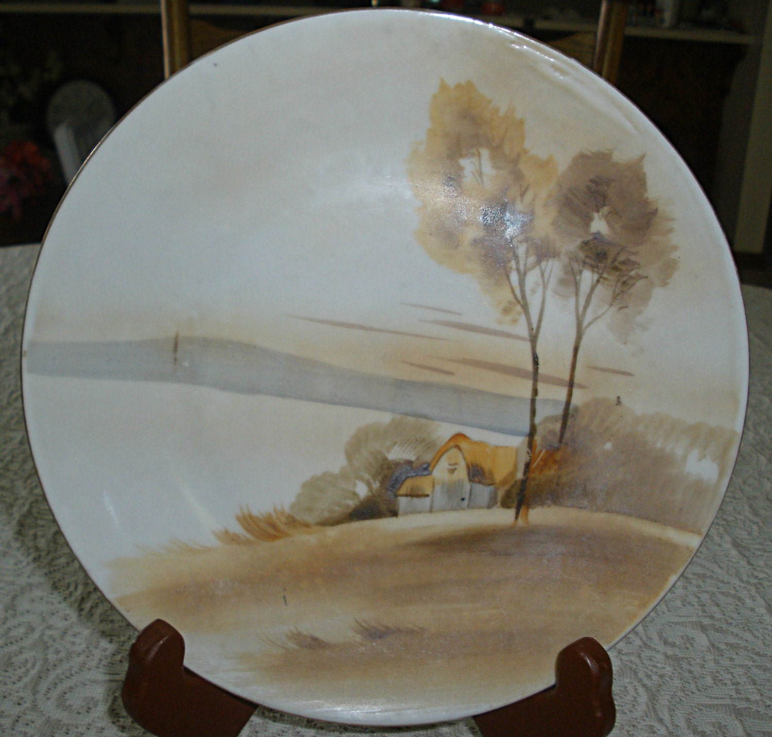 REDUCED PRICE Hand Painted Nippon Plate circa by MyKindaFind