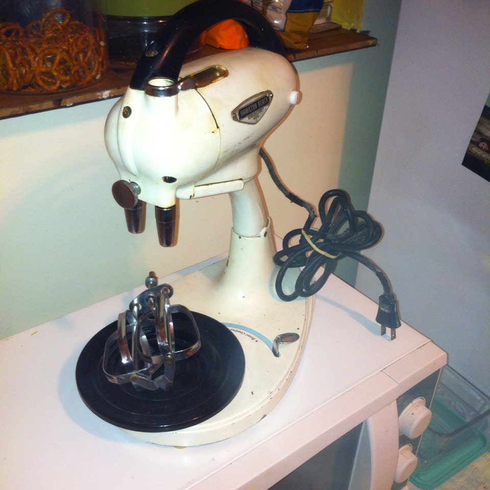 Hamilton Beach Vintage Stand Mixer model G 1950s by TaliGirl77