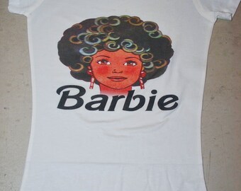 black barbie tshirt