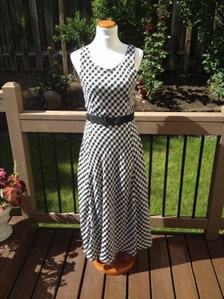 Popular items for gingham maxi dress on Etsy