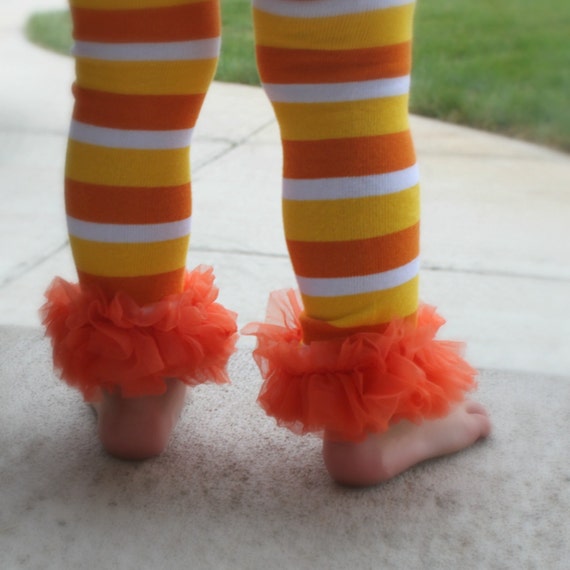 Items similar to Candy Corn Leg Warmers...Baby, Infant, Toddler, Girl ...