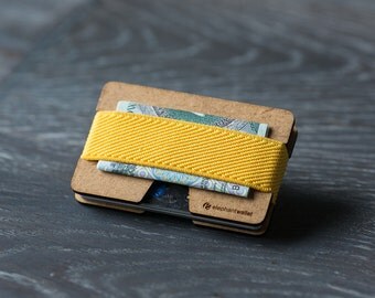 Thin wallet, mother's day wallet, women's and men's wallet, minimalist and slim design, modern design wallet, N wallet, Elephant Wallet