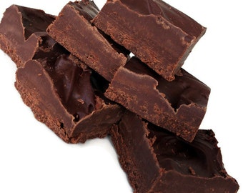 Old Fashioned Chocolate Fudge - 1/2 Pound (About 9 Pieces)