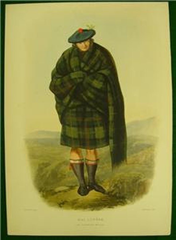 McIan Clans Scottish Highlands Mac Lennan Folio