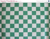 ON SALE 100 Sheets of Green and White Checkered Deli Wrap Wrapping Paper 12" x 12" Il_170x135