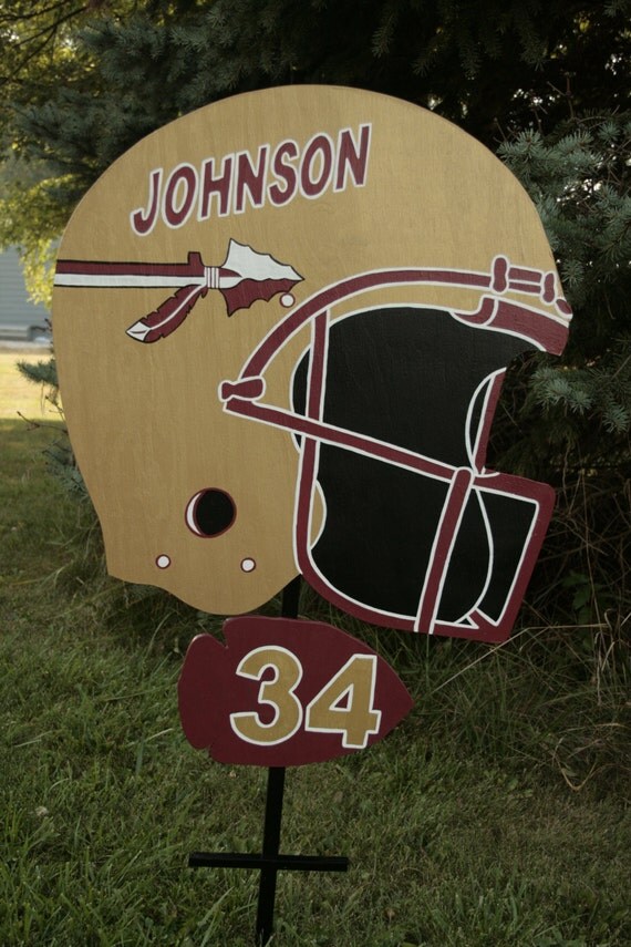 Custom handmade personalized wooden sports yard by