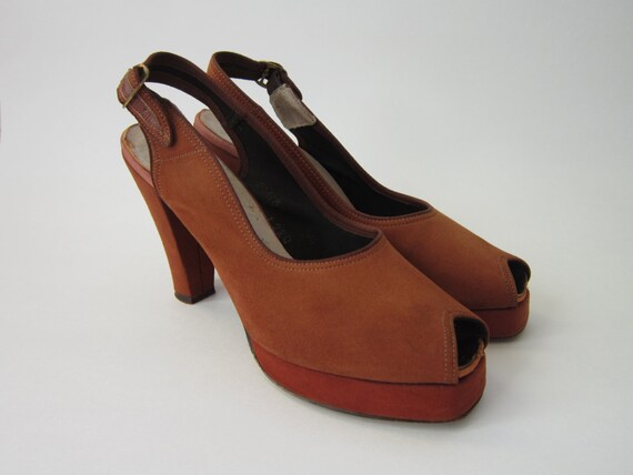 1940s platform shoes