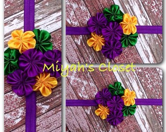 baby mardi gras headband