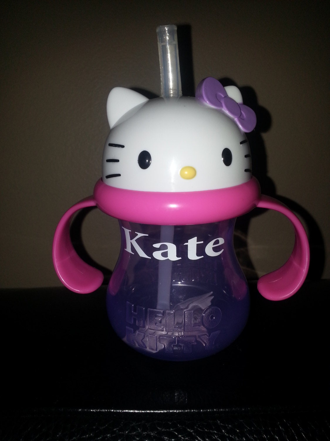 Personalized 8oz Hello Kitty Sippy Cup by MayoDesignCo on Etsy