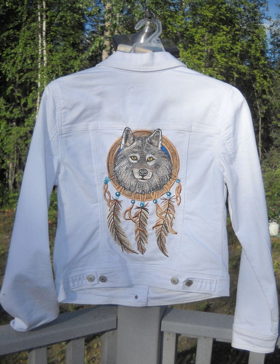 EMB-005 Embroidered Denim Jacket