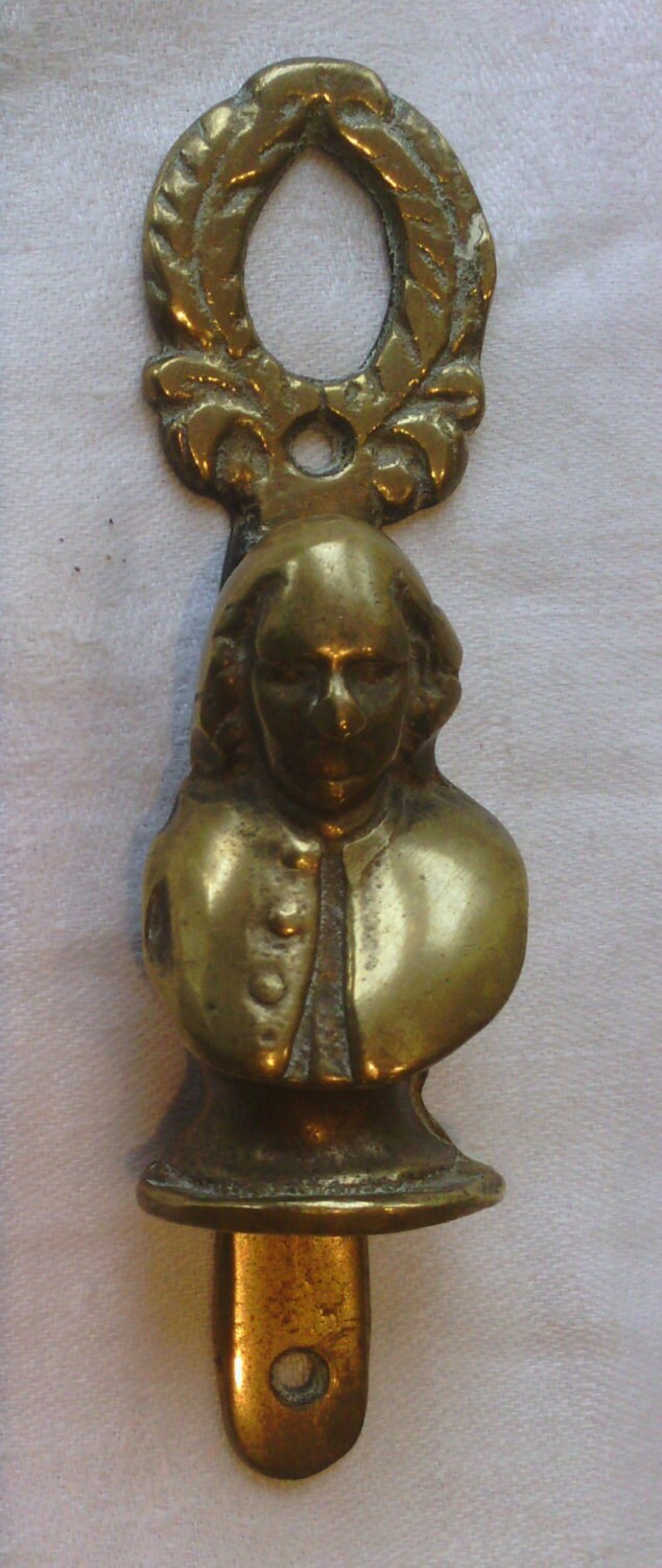Vintage English Brass Door Knocker Haute Juice