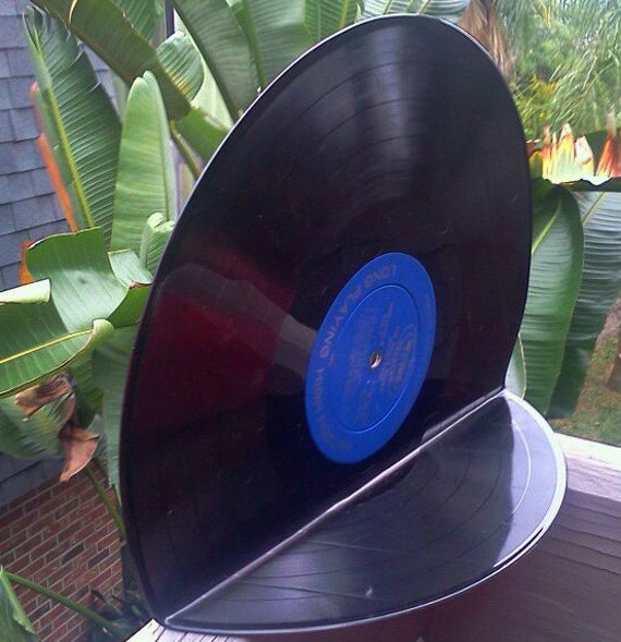 Vinyl Record Bookend by LiveFreeArtStudio on Etsy