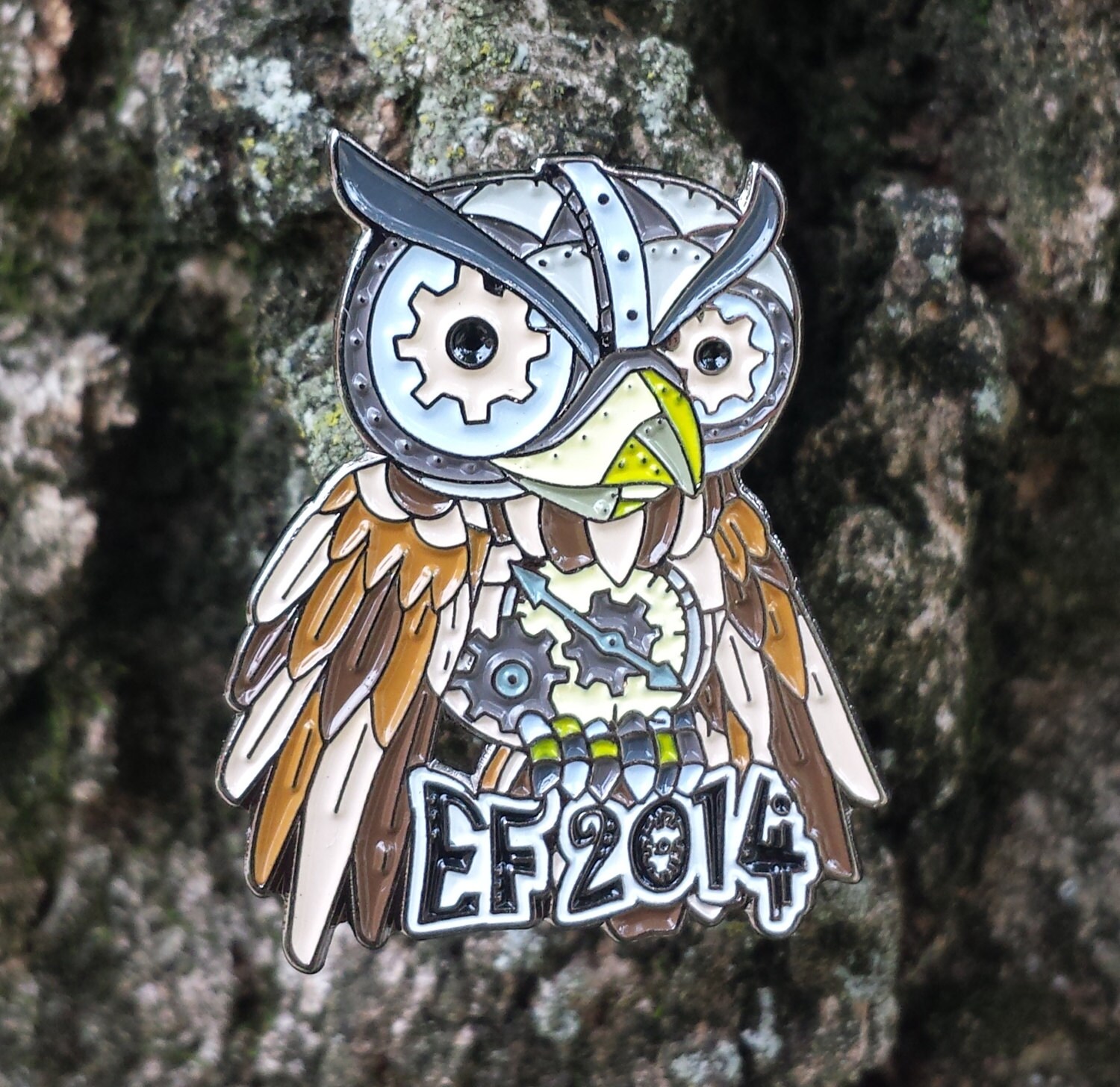 Electric Forest Owl by PiFpins on Etsy