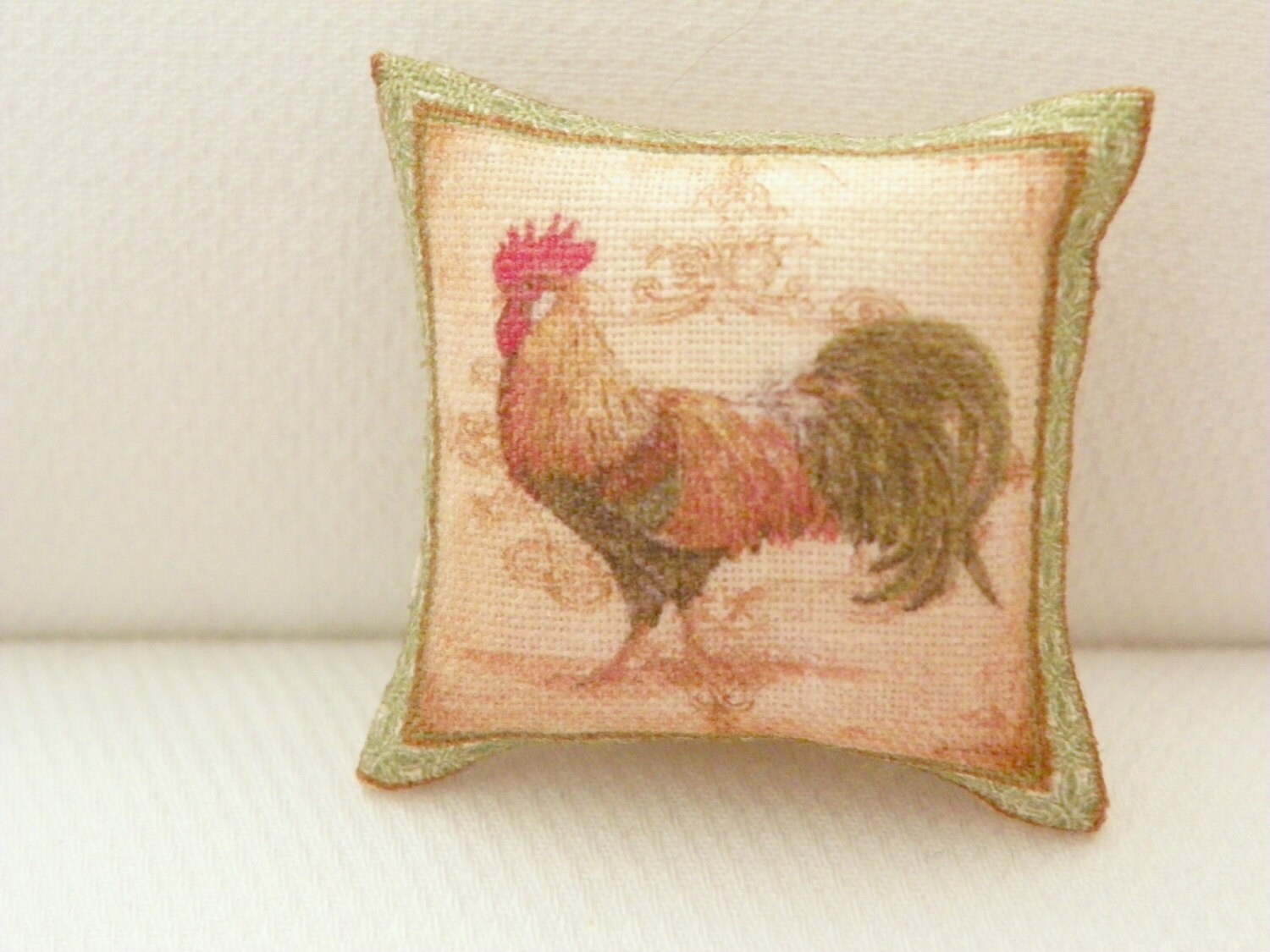 dollhouse miniatures pillow by Mondinadollhouse on Etsy