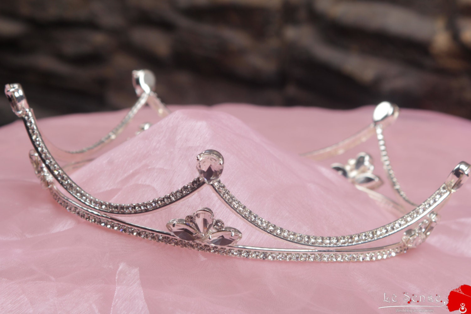 Unique handmade Royal crown tiaras for wedding crystal