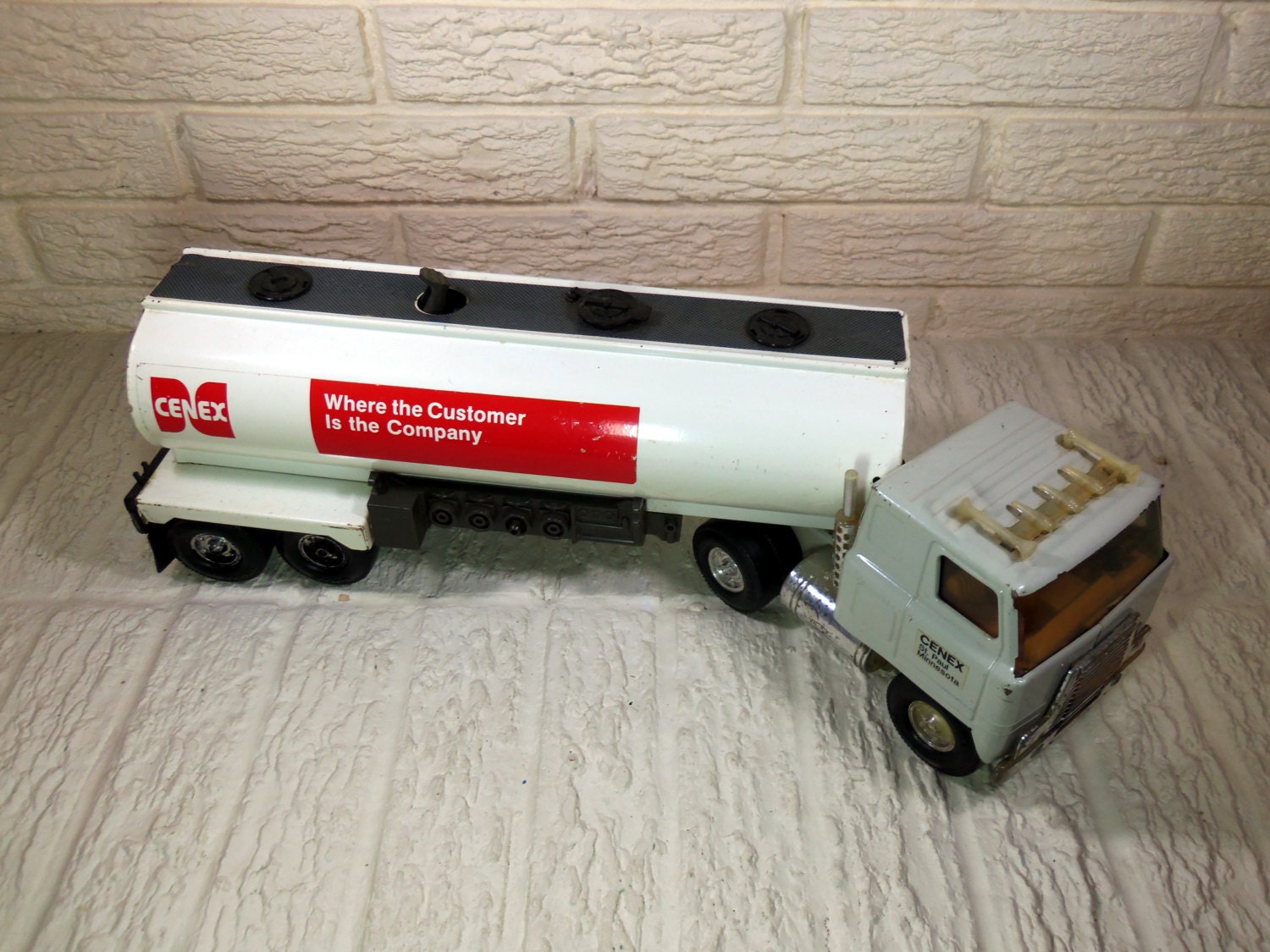 Ertl Cenex 18 Wheeler Truck Toy Tanker by TheJunkinSailor on Etsy