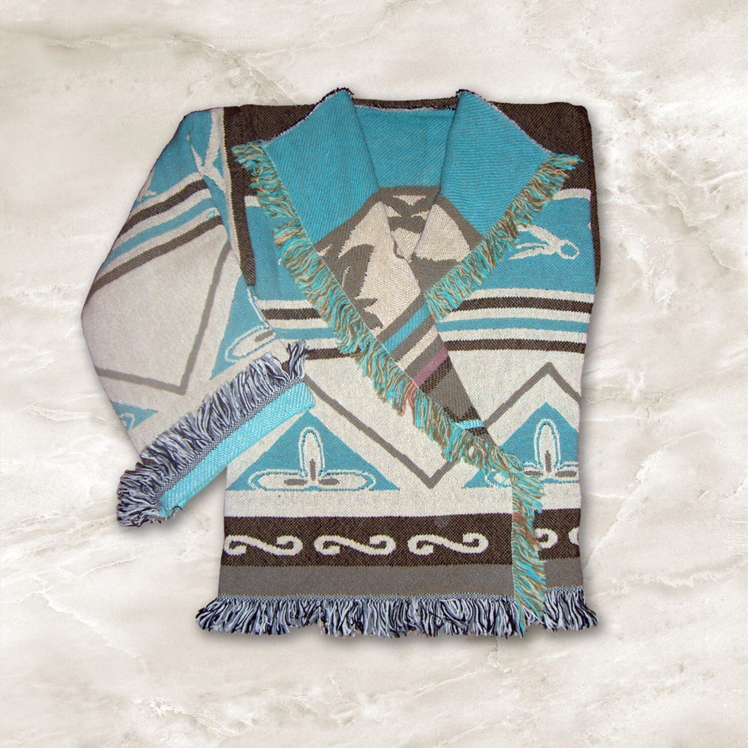 Pattern Turn A Woven Throw Blanket Into a Coat