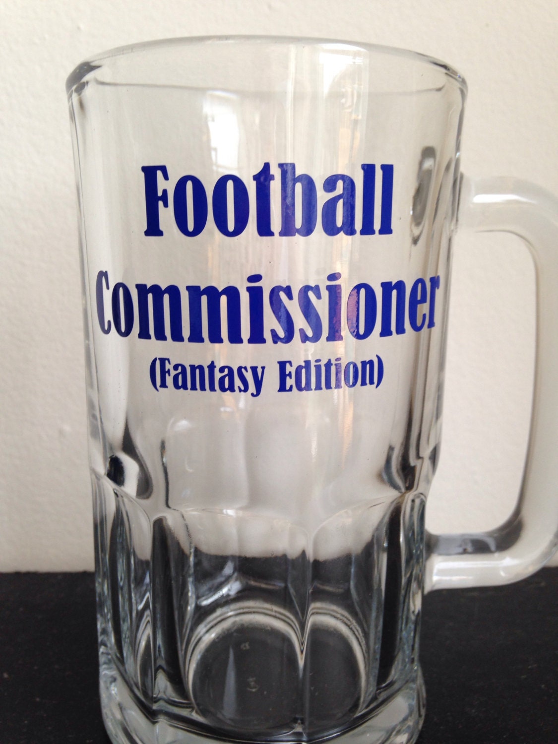 Fantasy League Commissioner beer mug. Fantasy by SimplyGlassic