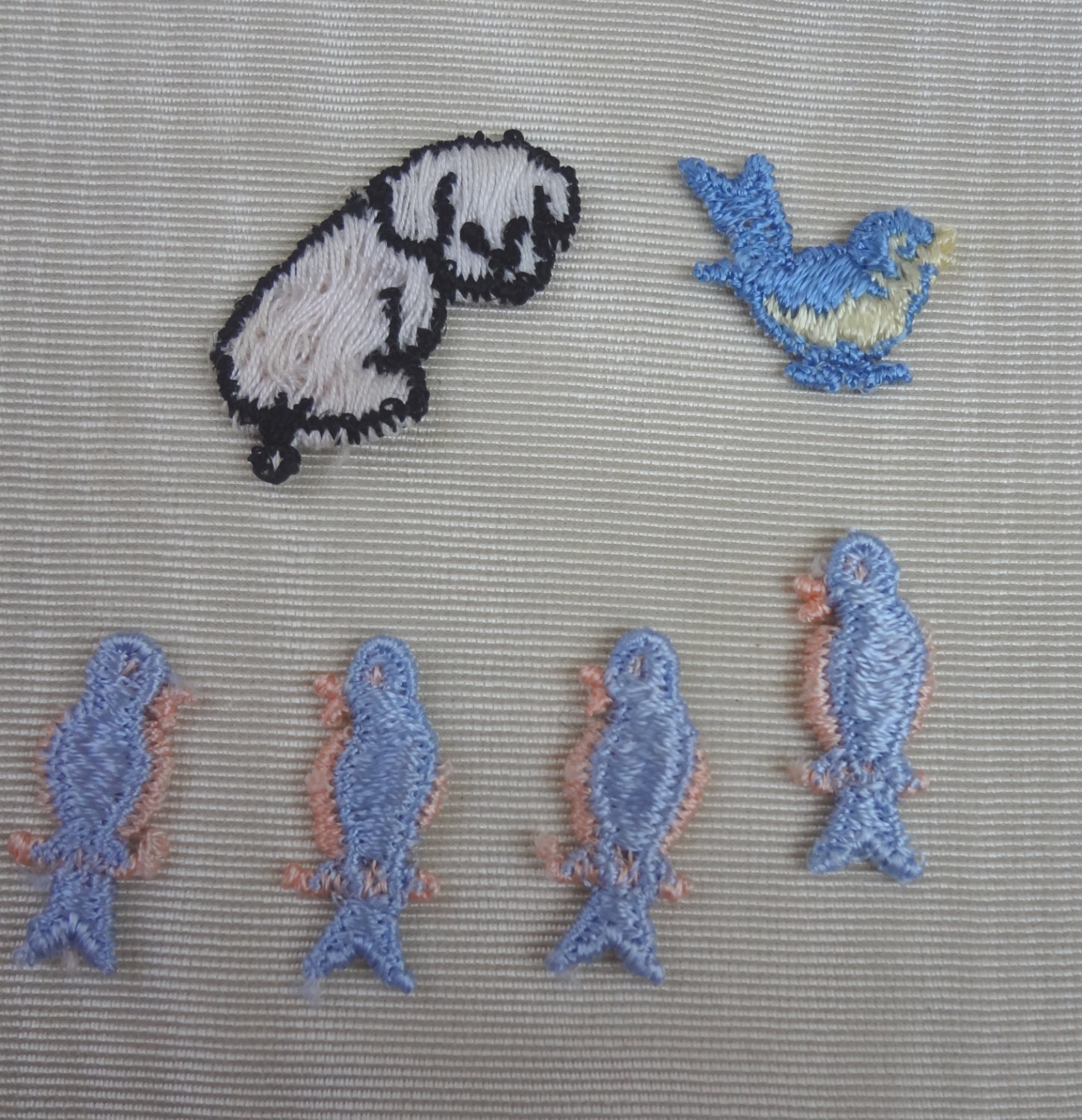 Lot Animal Patches / Small Embroidered Sew On by StashSurplus