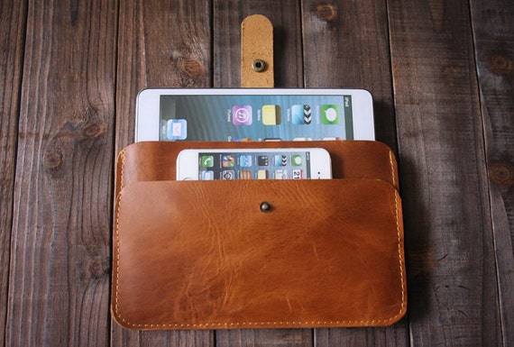 ipad mini case ipad sleeve - Simple Style ipad sleeve covers for ipad mini - Best cow leather Made BM007