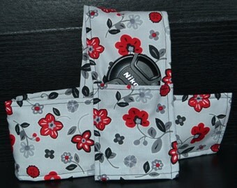 Flowers -Cushioned DSLR Camera Strap Cover