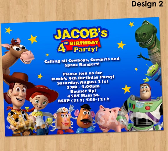Toy Story Invitation Wording Ideas 4