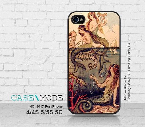 iPhone5 Case, iPhone 4 case, iPhone 5C Case, iPhone5s Case, iPhone Case, Phone Cases, The little mermaid, Case for iPhone - 4017