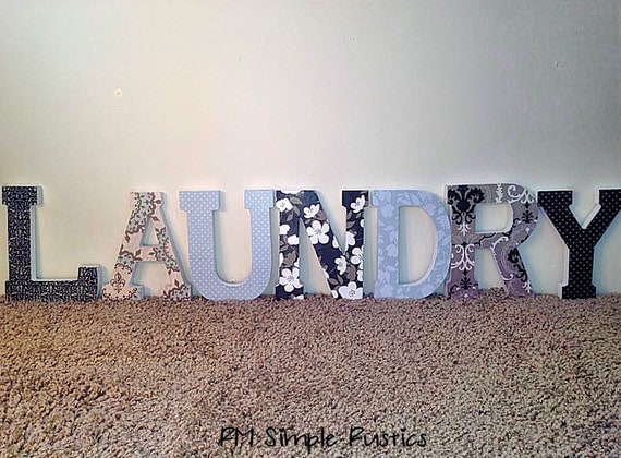 Printable Laundry Letters