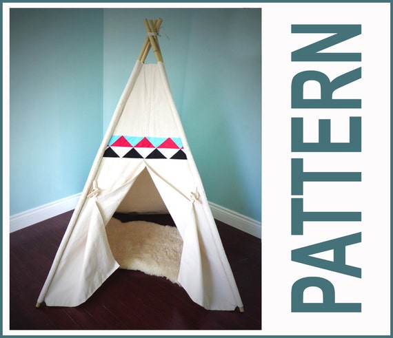  Pattern included, Easy Play Tent Pattern, PDF file downloadable