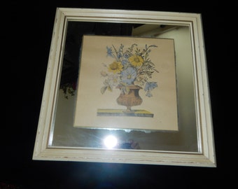 VINTAGE MIRROR FLORAL Wall Hanging 1934