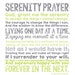 serenity prayer print