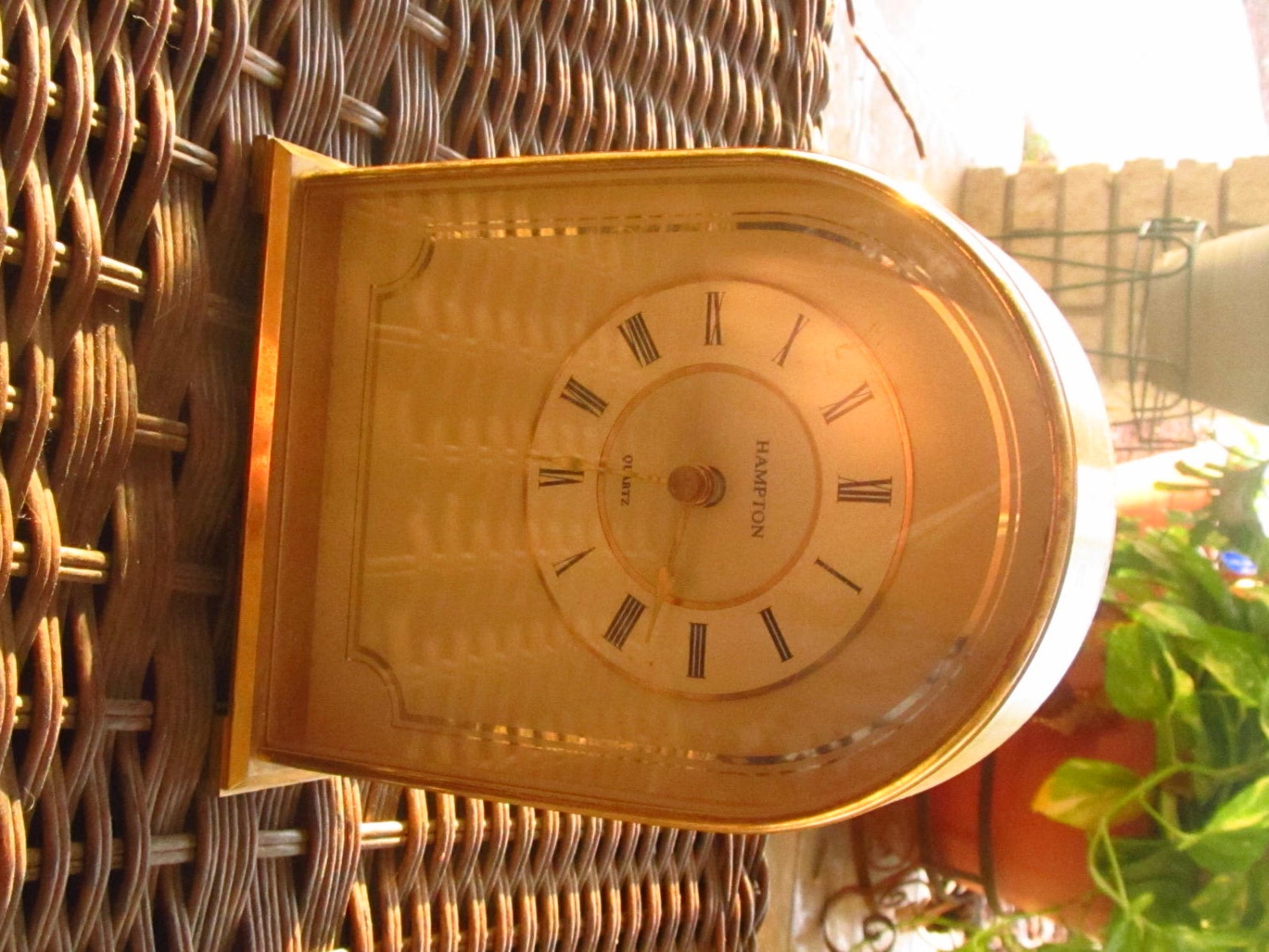Hampton Quartz Mantle Clock Western Germany