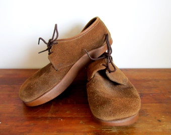 1970s, Kalso Earth Shoes, Suede