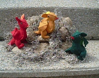 Handmade Game of Thrones inspired Felt Doll Dragon Plushie Toy