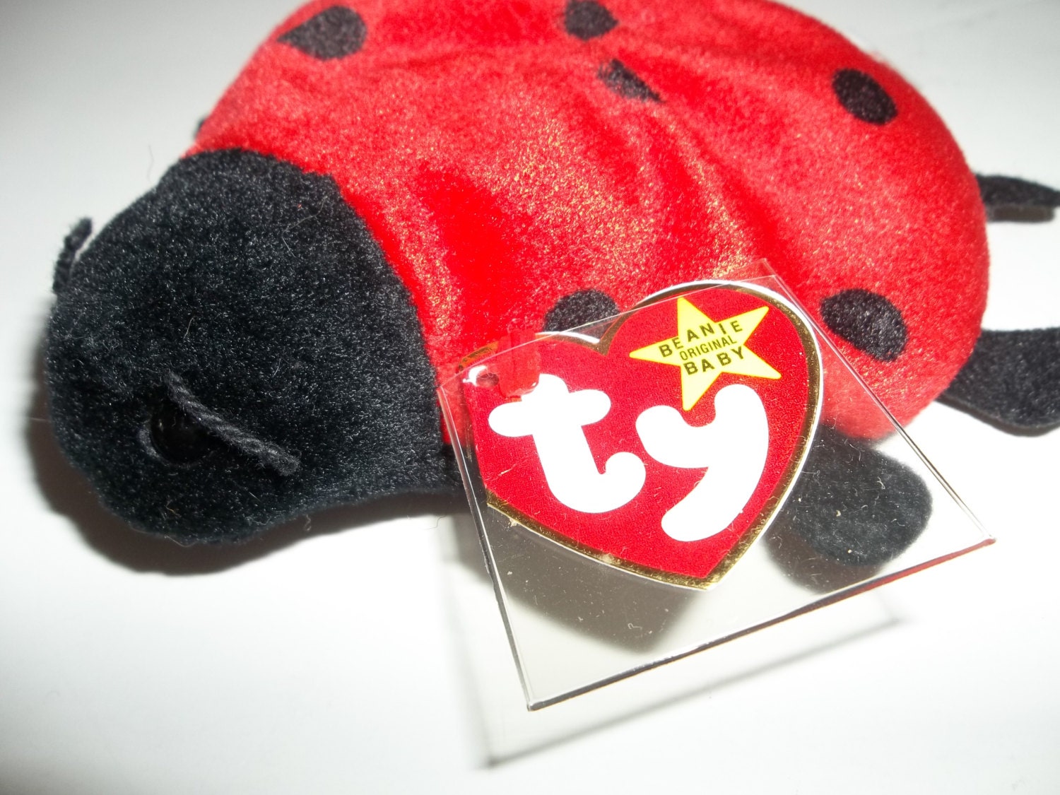 Vintage Ty Beanie Baby 'Lucky' the Ladybug 1993