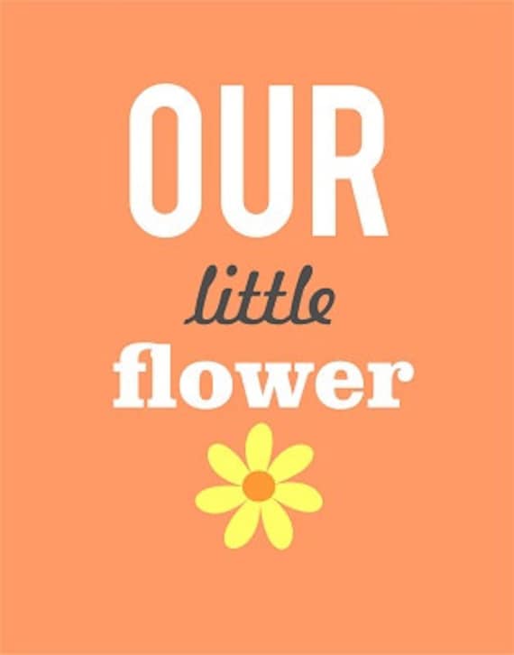 Our little flower print by LittleLolaGirl on Etsy