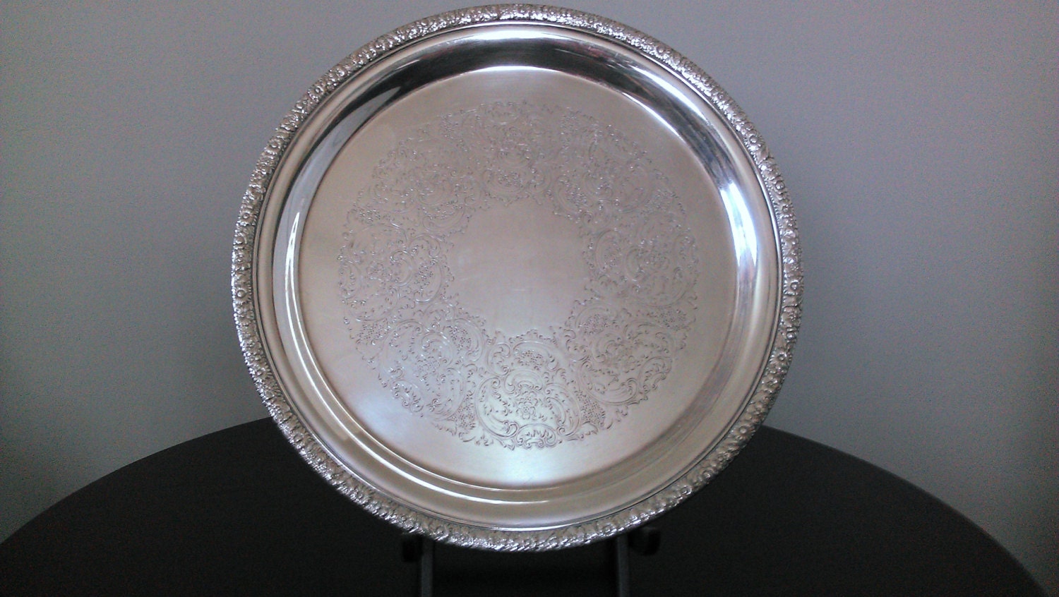 Vintage Gorham Silver Plate Serving Tray by CruChic on Etsy