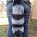 Grey Raccoon Cartoony Costume Tail.