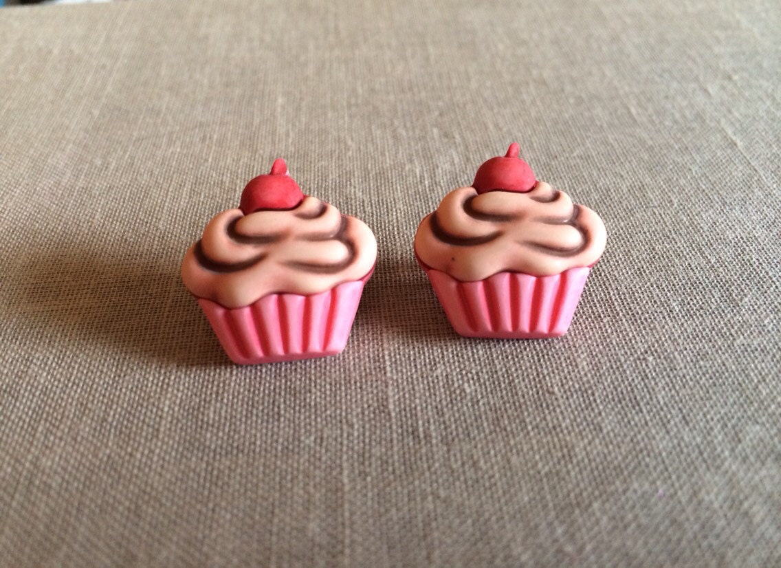 Cupcake Stud Earrings