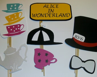 14 pc Disney inspired Alice and Wonderland photo prop (2092D)