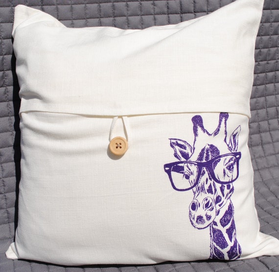 little giraffe pillow case