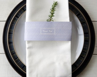 Gift deco label-slashes10PCS-blue-gift wrapping-table decor-soap packing-cookies decor