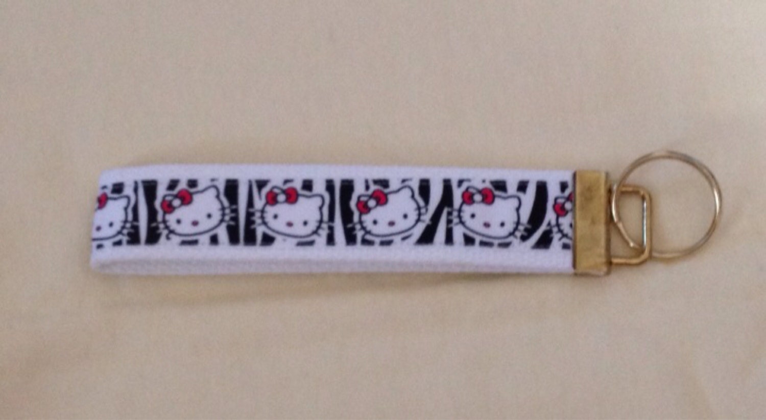 Hello Kitty wristlet key fob holder key chain