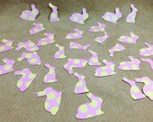 Confetti - Little Pink Print Glitter Bunnies - 50 Il_170x135