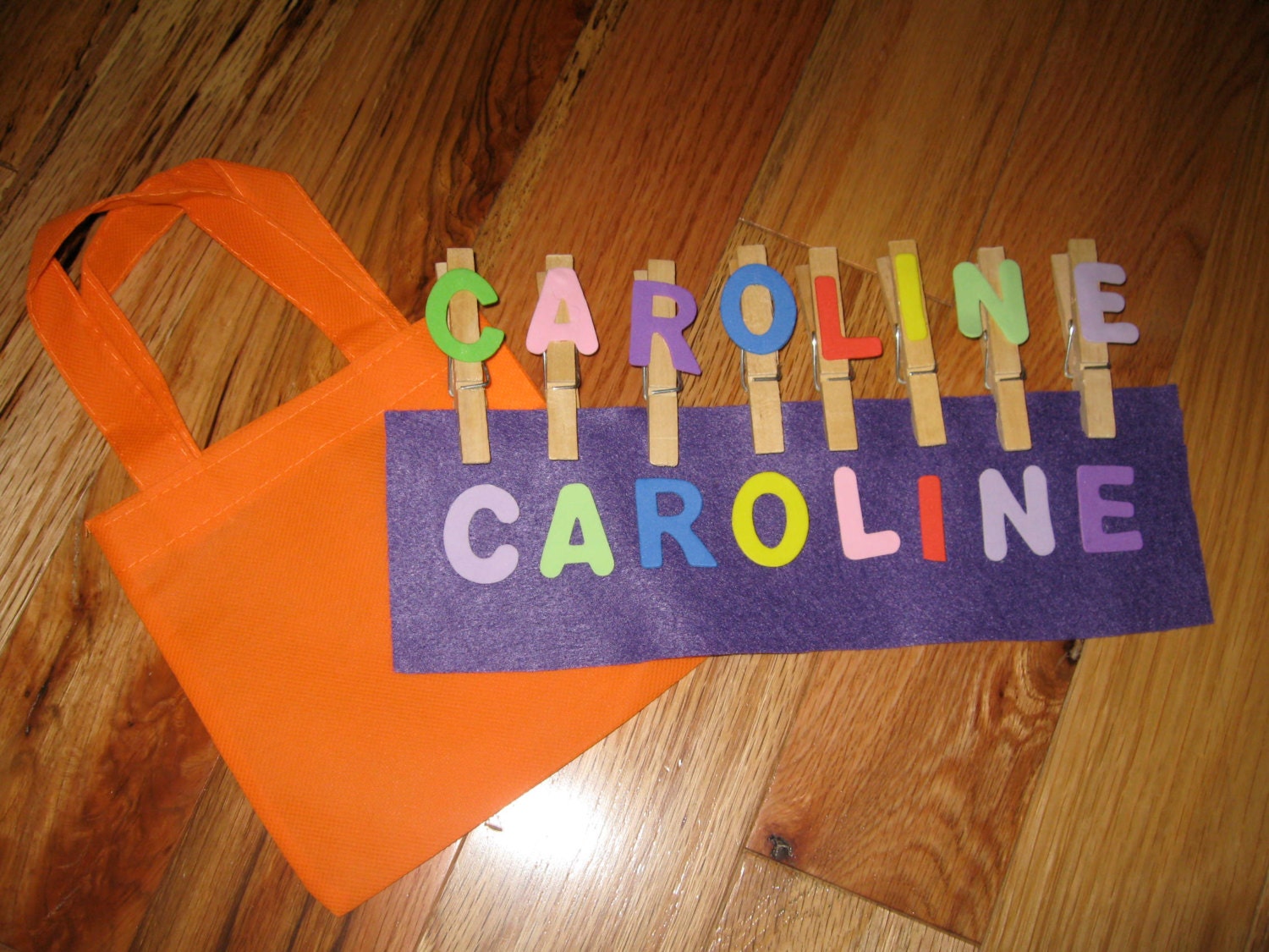 Name Game Busy Bag Clothespins Felt and by KeepingMyKiddoBusy