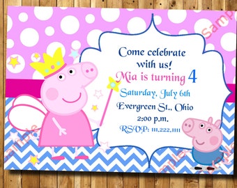 Popular items for pig invitation on Etsy