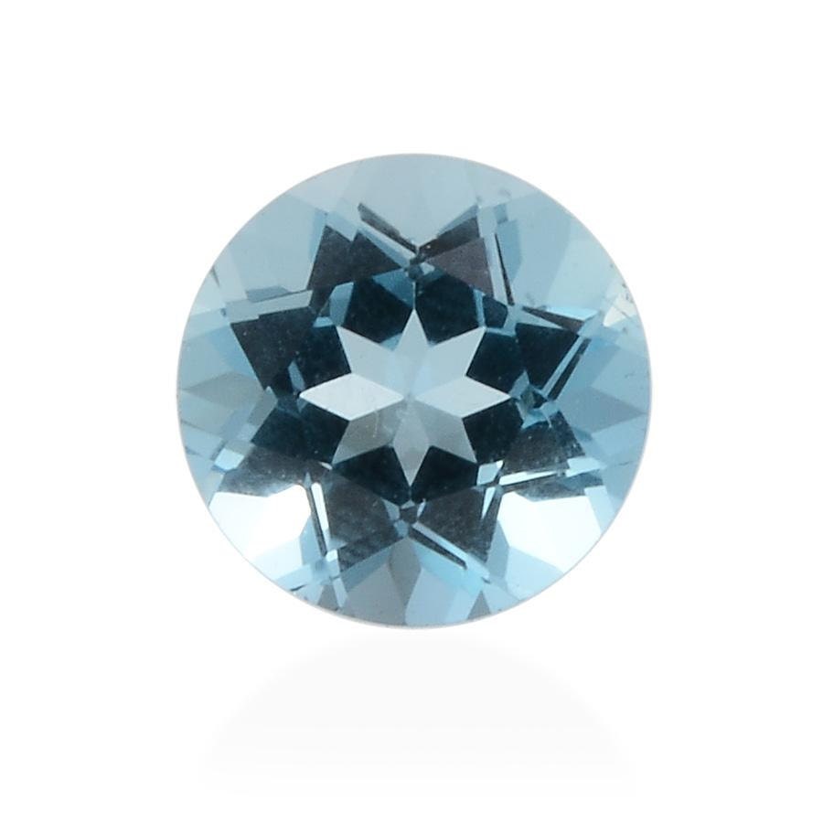 London Blue Topaz Loose Gemstone Round Cut 1A Quality 8mm TGW